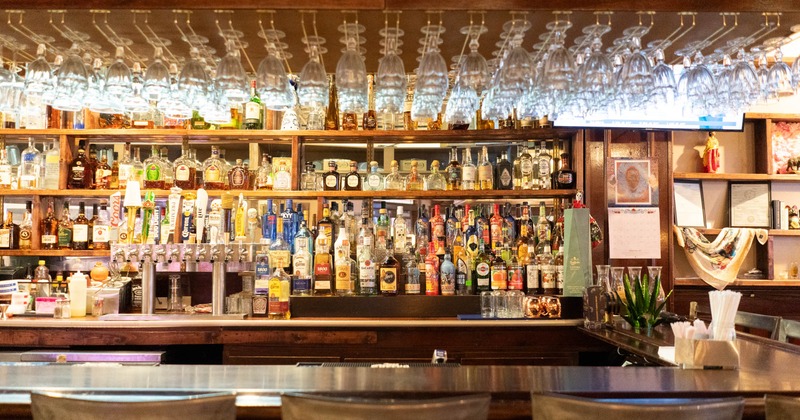 Interior, bar with stools