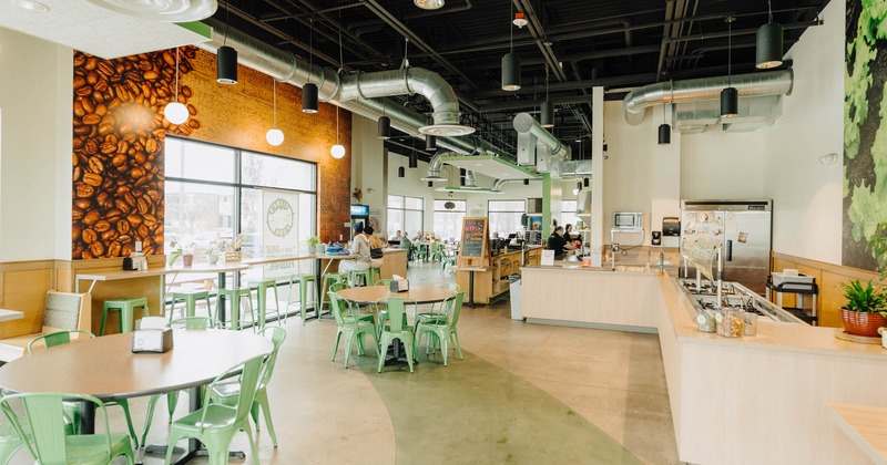 Interior, dining area