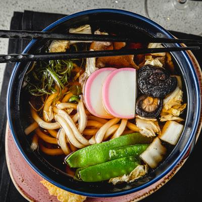 Combination Udon noodles.