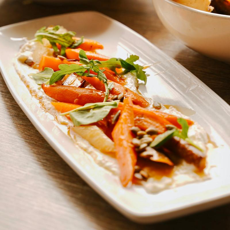 MAPLE-GLAZED HEIRLOOM CARROTS photo