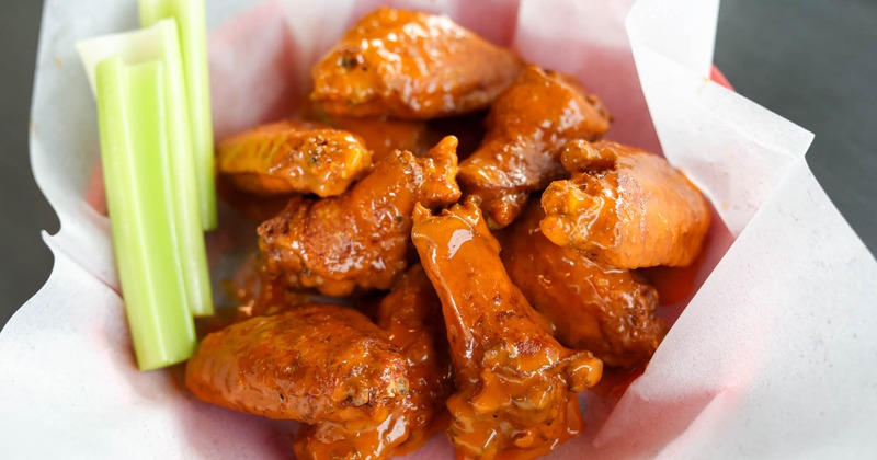 Traditional Wings with celery