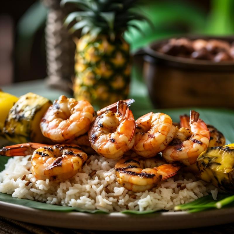 Shrimp Shish Kebab photo