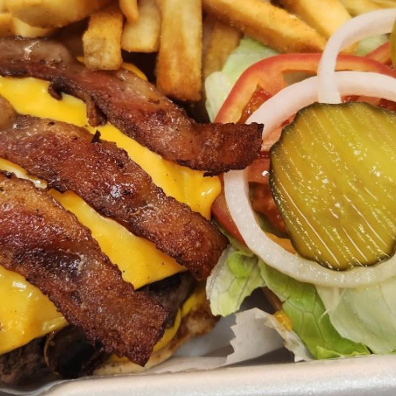 menu item 13 of 29, Bacon Cheese Burger