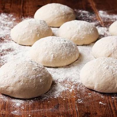 Pizza dough.