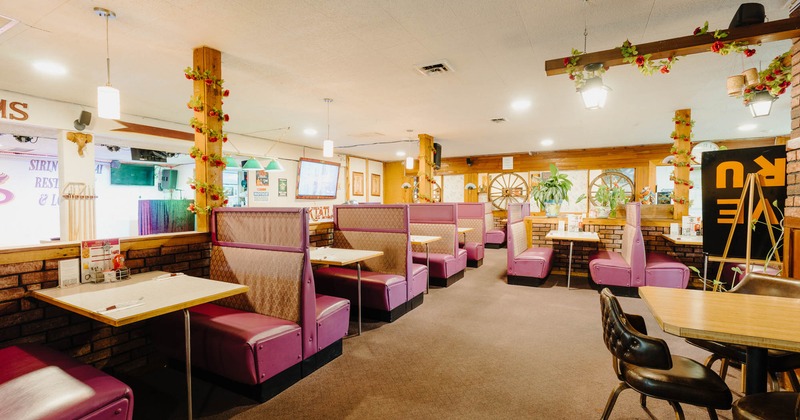 Interior, dining area