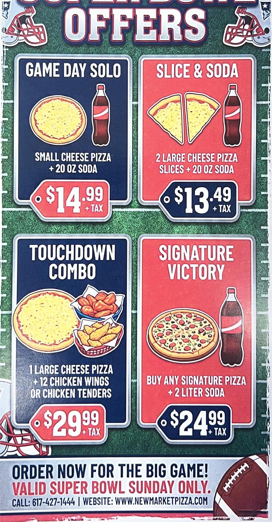 🏈 BIG GAME SUNDAY DEALS 🍕🥤 event photo