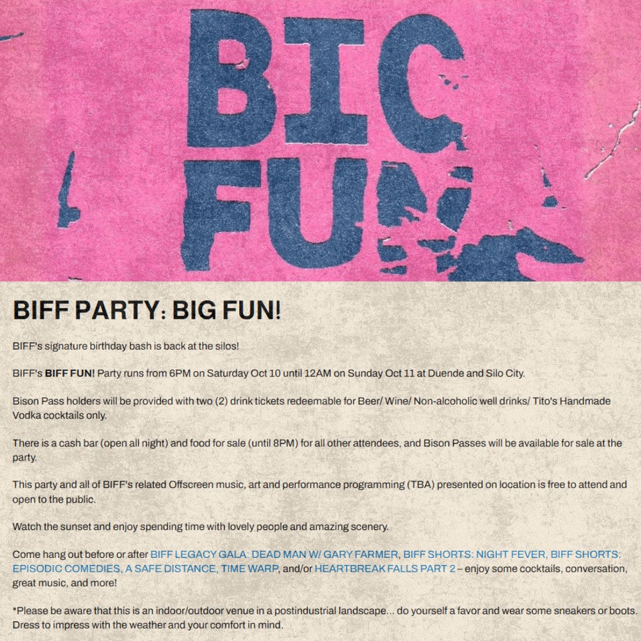BIFF BIG FUN event photo