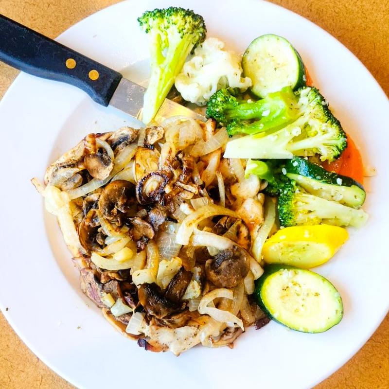 Smothered Chicken Dinner photo