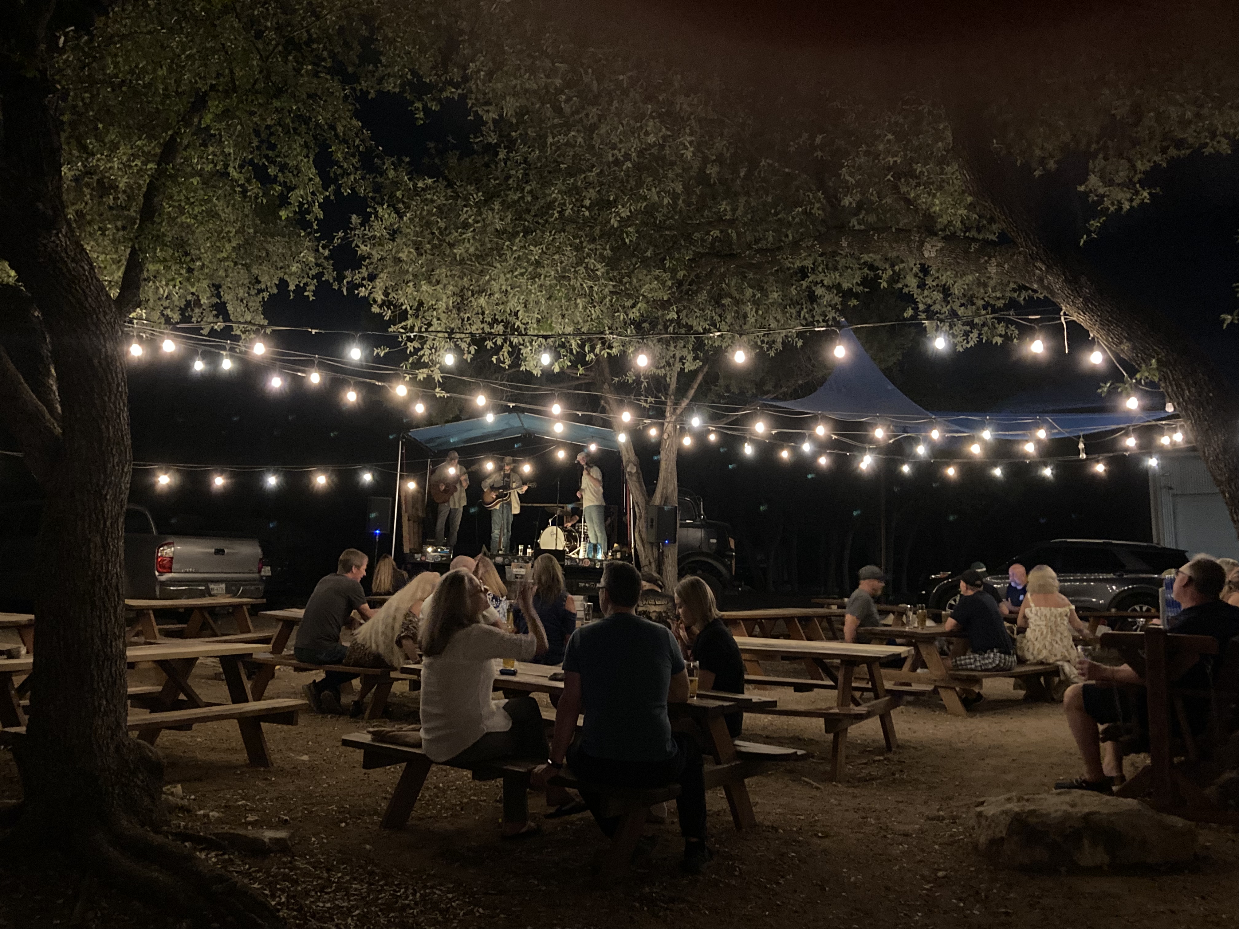 Bar interior with beers