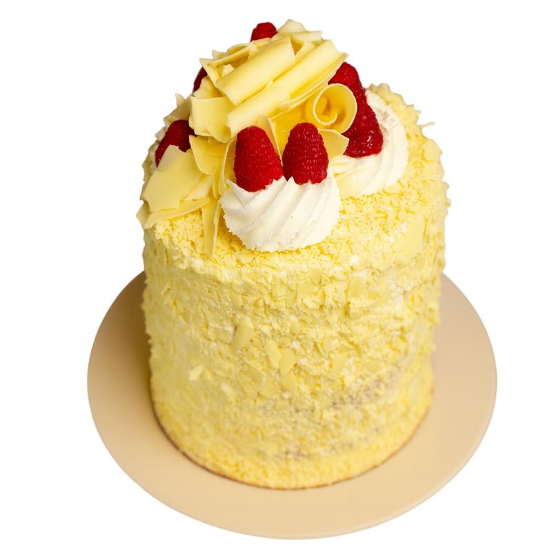 White Raspberry Cake photo