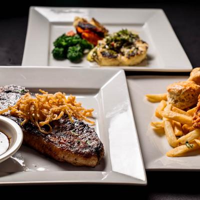 Multiple food plates