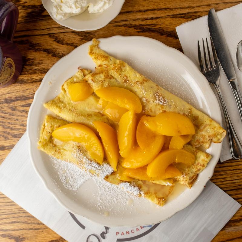 Peach Crepes photo
