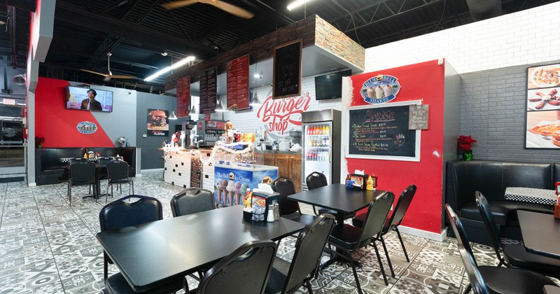 Interior seating space