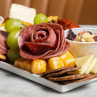 Charcuterie platter.