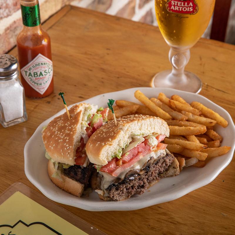 Mushroom / Swiss Burger photo