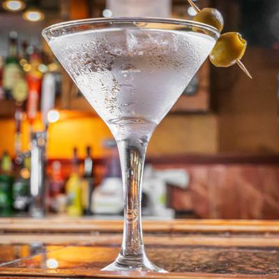 A served martini.