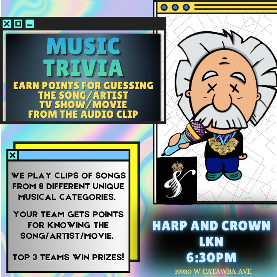 Music Trivia at Harp & Crown! event photo
