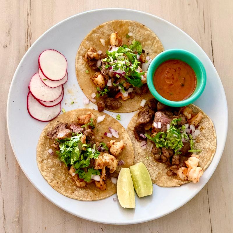 menu item 16 of 17, Campechanos Tacos