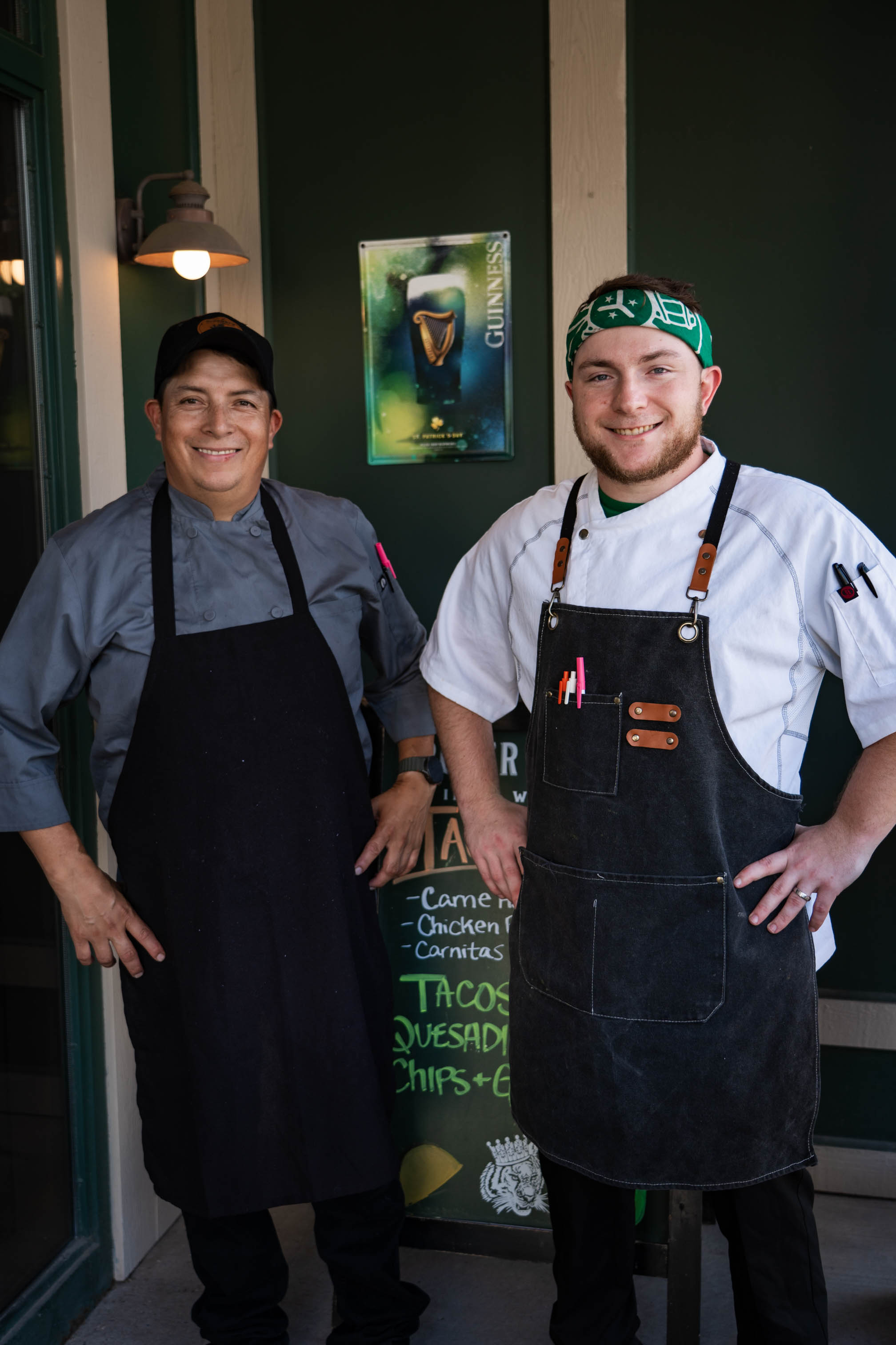 Executive Chef Billy and Sous Chef Edi