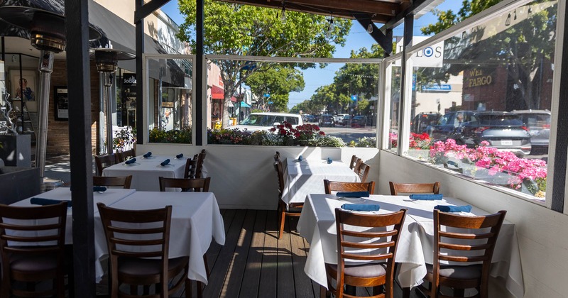 Exterior, dining place on covered patio