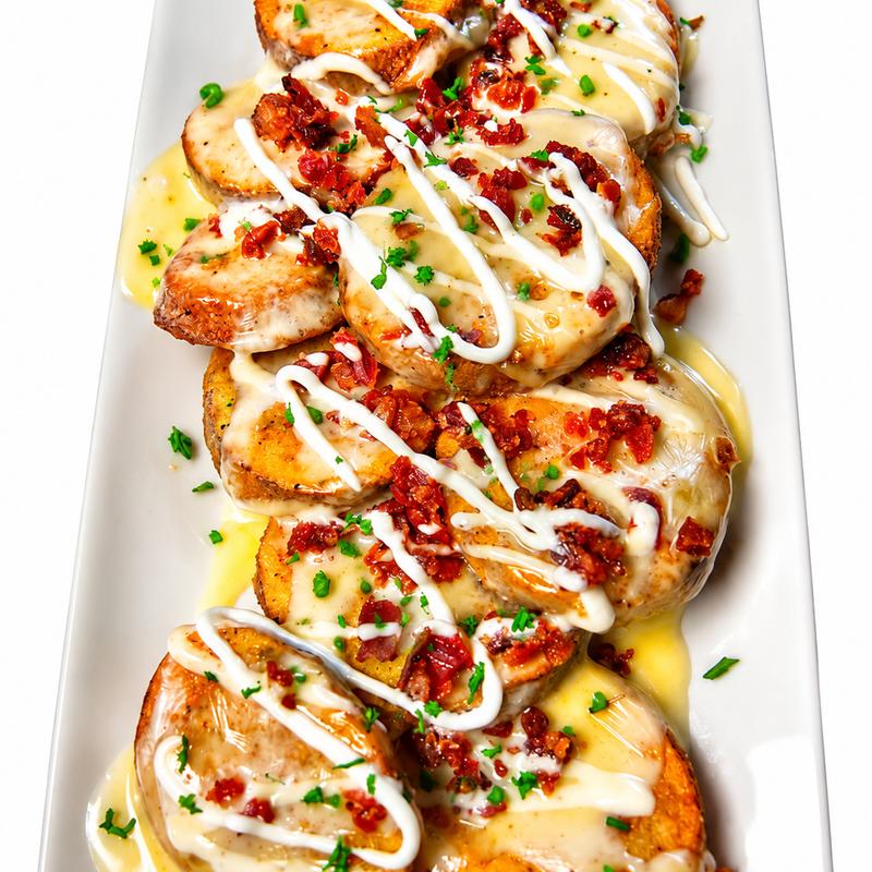 menu item 6 of 32, Loaded Potato Rounds