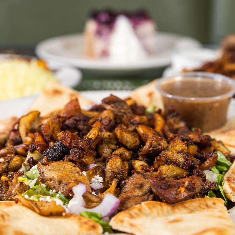 menu item 4 of 14, Greek Salad With Shawarma