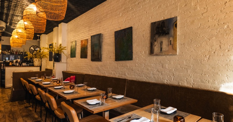 Tables ready for guests