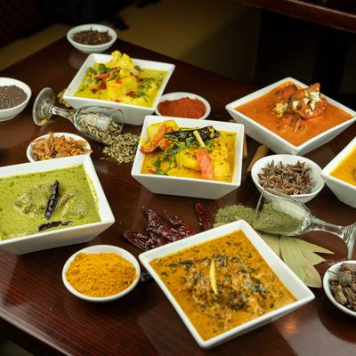 Various food dishes.