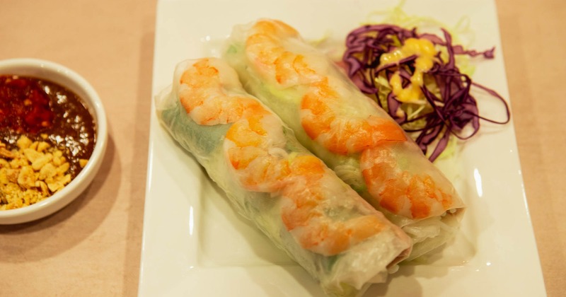 Fresh Spring Rolls, served