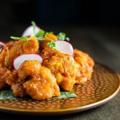 Spiced fried cauliflower