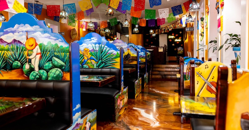 Interior, dining area