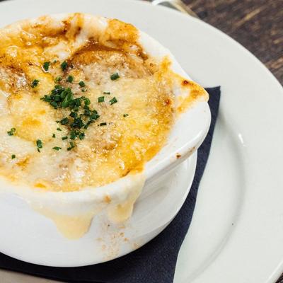 French onion soup.