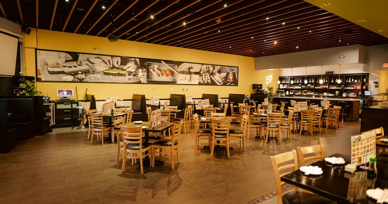 Interior, main dining room