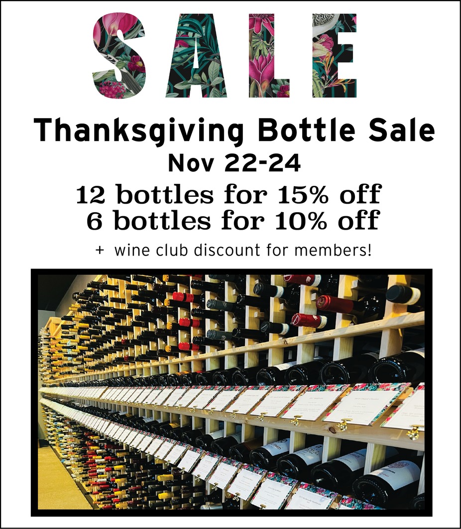 Thanksgiving Bottle Sale event photo