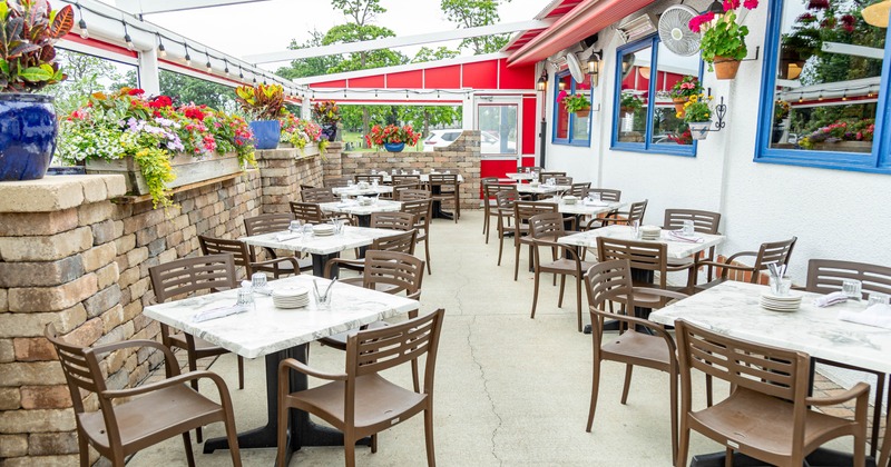 Outdoor seating area