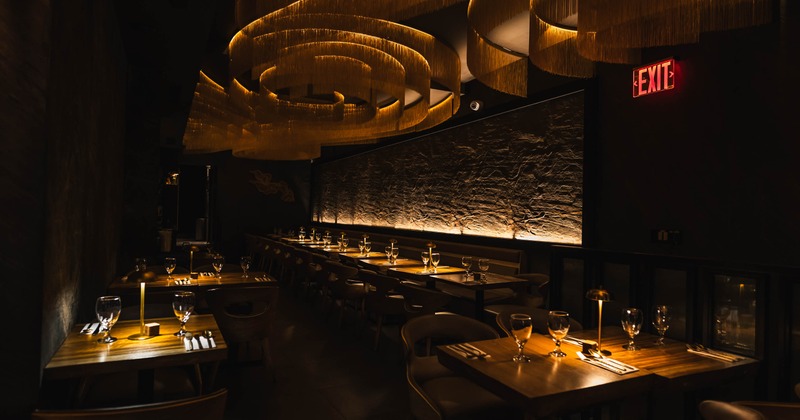 Interior dining space