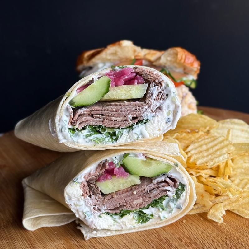 menu item 15 of 16, Tzatziki Wrap