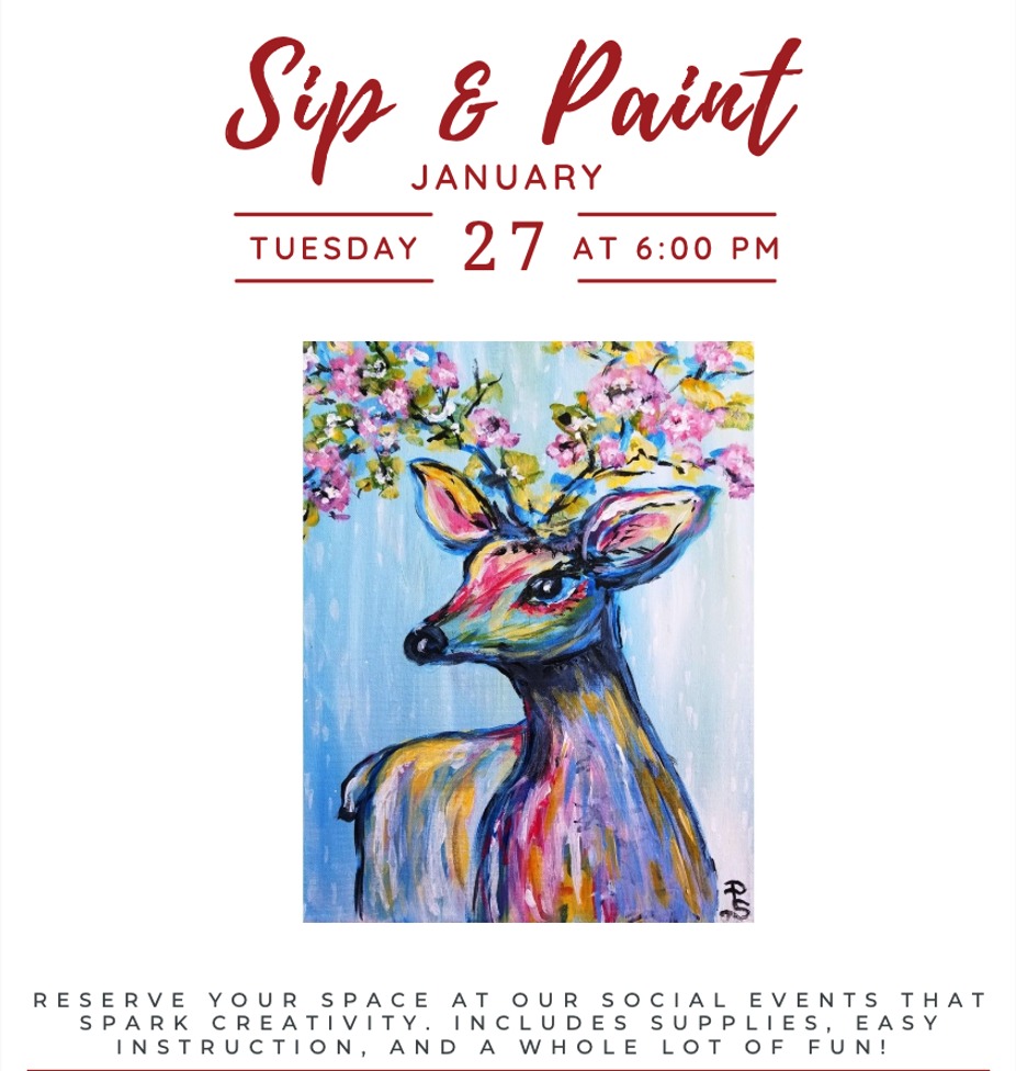 Oh Deer - Sip & Paint Event event photo