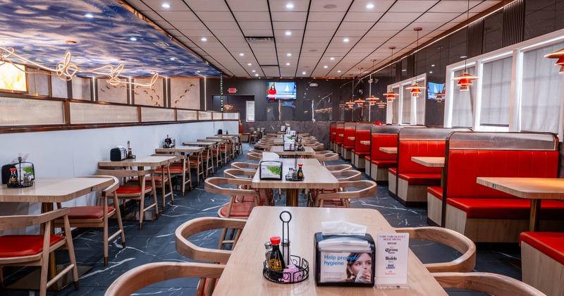 Interior, dining area