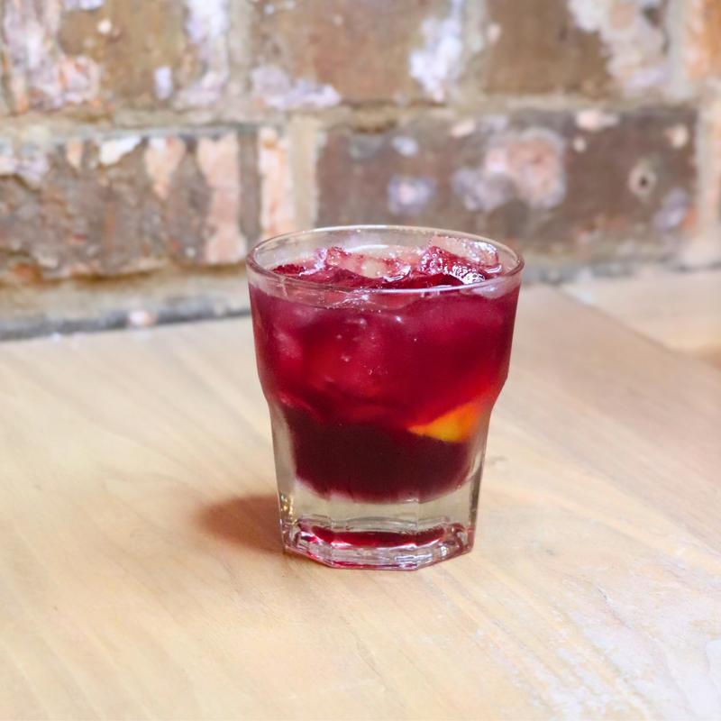 Blackberry Rhubarb Old Fashioned photo