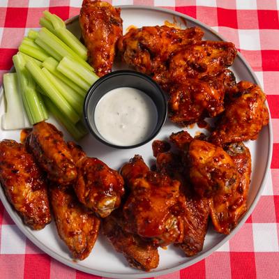 Buffalo Wings top view.
