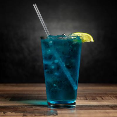 Blue Lagoon cocktail.