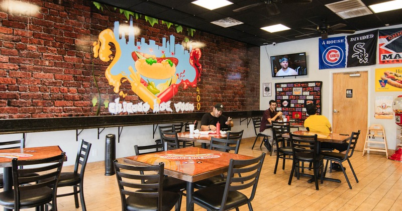 Interior, dining area