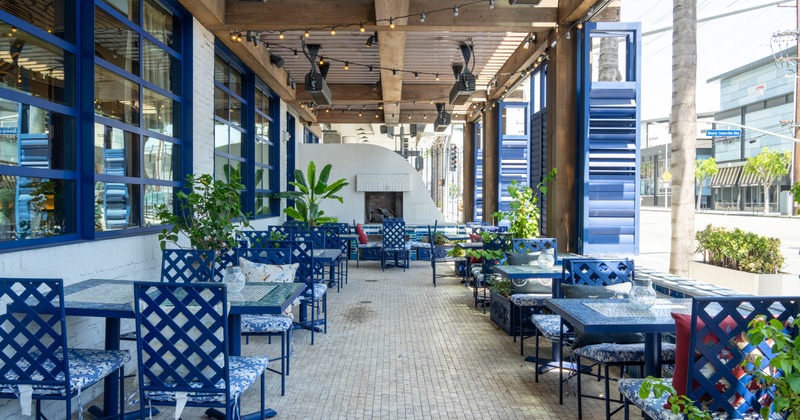 Exterior seating area