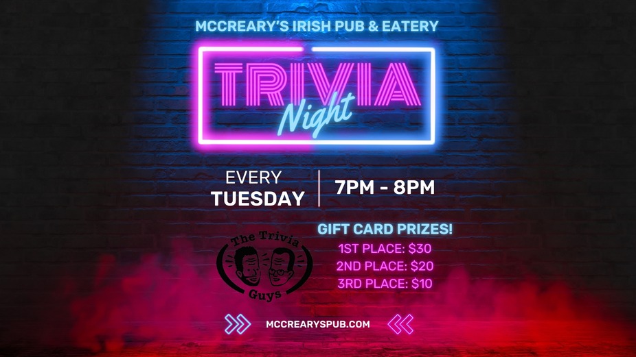 TRIVIA NIGHT! EVERY TUESDAY! event photo