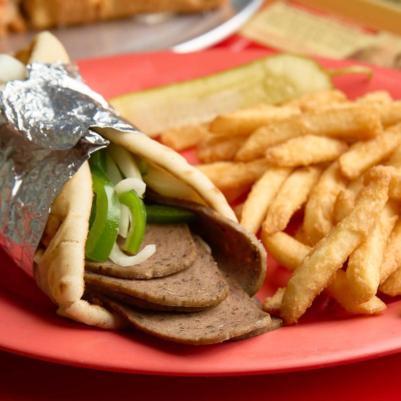 menu item 5 of 16, Gyro on a Pita