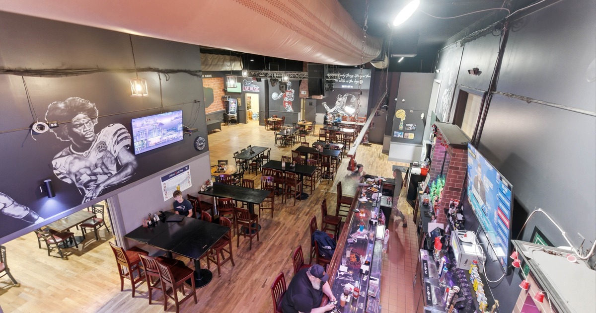 Interior, dining area with guests
