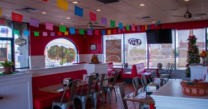 Interior, dining area