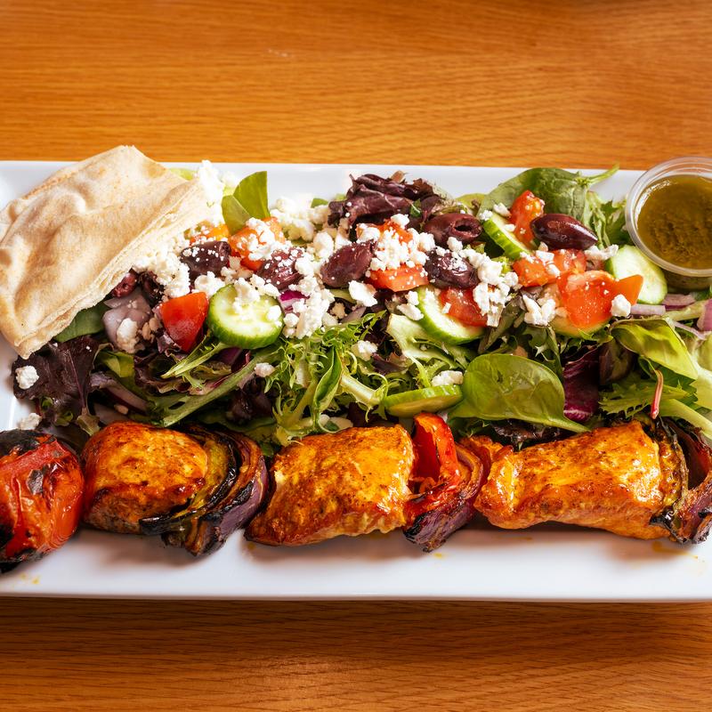 menu item 11 of 12, 9. Salmon Kebab