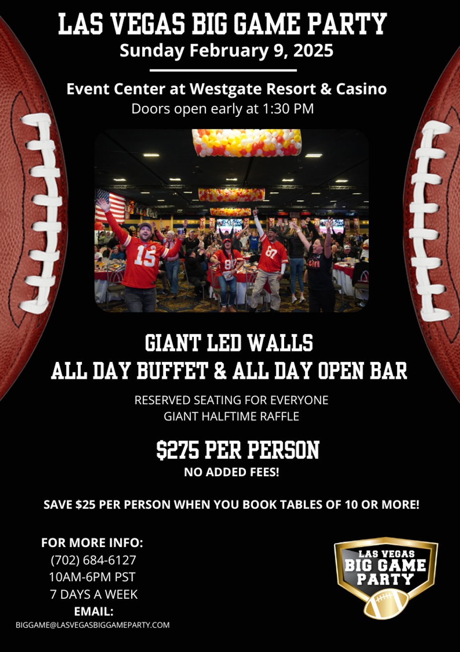 Las Vegas Big Game Party event photo